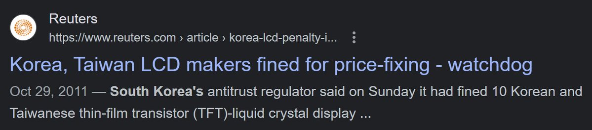 RichardHeartWin's tweet photo. #Oil producers can collude but LCD makers can't. https://t.co/54eaI6yRTf