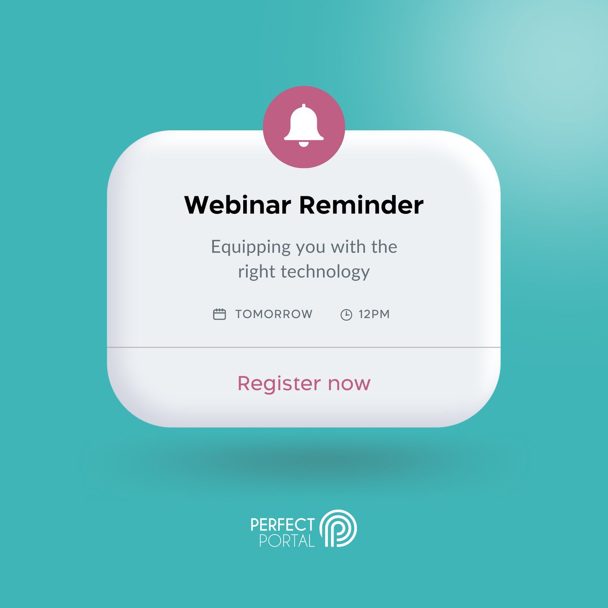 Don't miss our webinar tomorrow!

At 12pm David Powers will be showcasing how Perfect Portal's award-winning technology can help your firm stand out from the crowd 🌟

Reserve your place now 👇
zurl.co/oa61  

#lawfirms #legaltech #webinar #legaltechnology