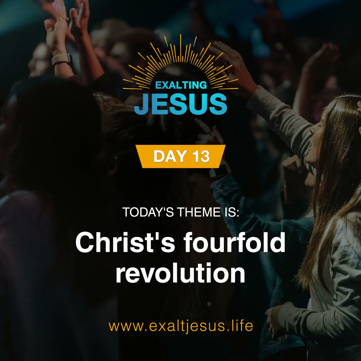 ChristNowOnline's tweet photo. Today's Theme : 𝐂𝐡𝐫𝐢𝐬𝐭'𝐬 𝐟𝐨𝐮𝐫𝐟𝐨𝐥𝐝 𝐫𝐞𝐯𝐨𝐥𝐮𝐭𝐢𝐨𝐧 

This Easter season, join https://t.co/MGwTgrBHC3 and hundreds of thousands globally on this 21-Day Video Journey into MORE of Christ.

https://t.co/XWcrLM3Kip

#exaltjesus #easter #awakening https://t.co/LtbrxKgC1U