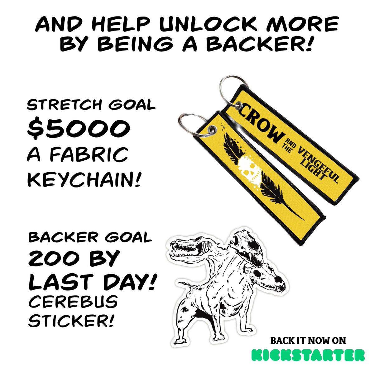 pixelgremlin's tweet image. My comic Kickstarter - Crow and the Vengeful Light - is ending soon! It’s funded, finished, and I can’t wait to get it printed and out in the world! Back it now to get the book(s), all the goodies, &amp;amp; support independent comics! 

kickstarter.com/projects/pixel…

#comic