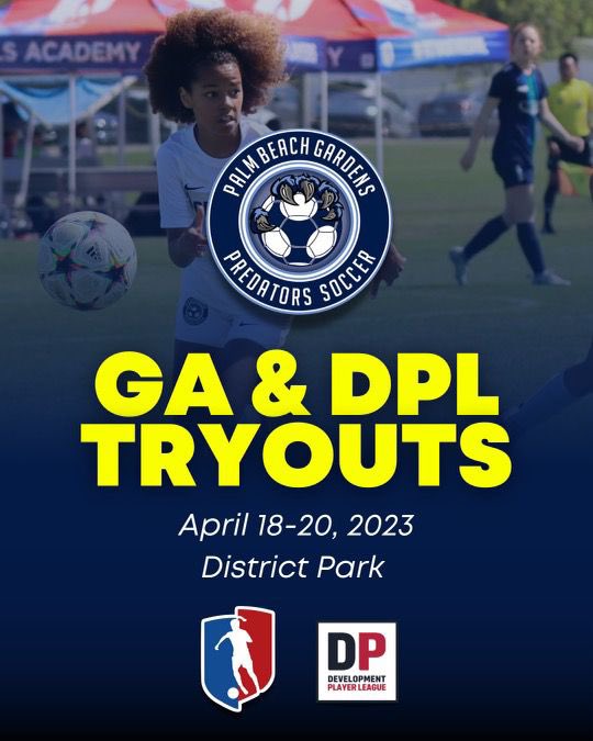 DLuna9's tweet photo. GA &amp; DPL Girls tryouts at PBG u13-u19. The only major National Platform in our area. Girls college and professional exposure with professional coaching and the very best fields and environment available. Not one other club in this area comes close. Register now. https://t.co/JuUPJ6vt9v