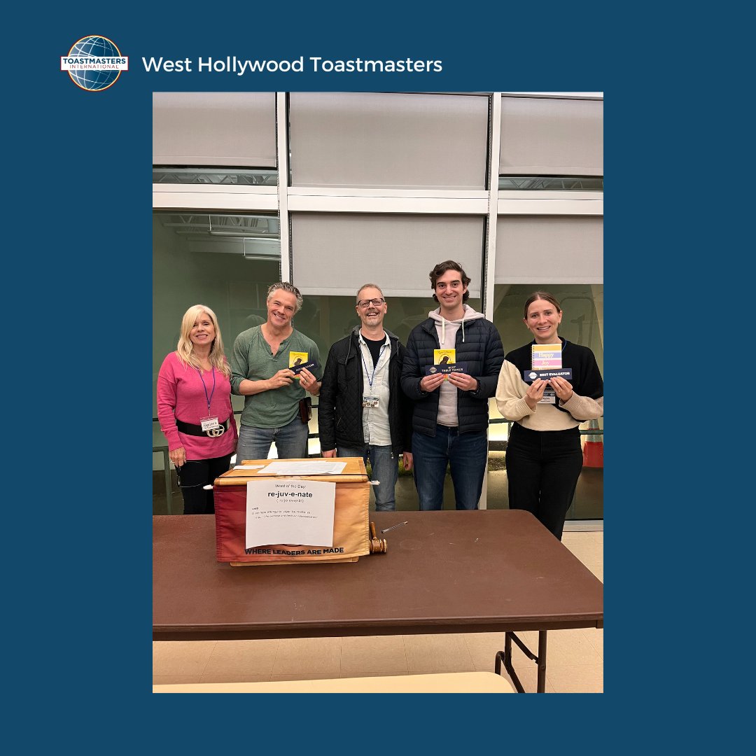 West Hollywood Toastmasters tweet media
