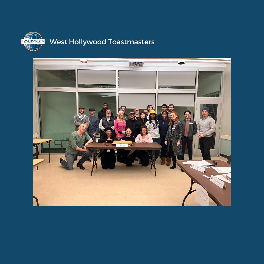 West Hollywood Toastmasters tweet media