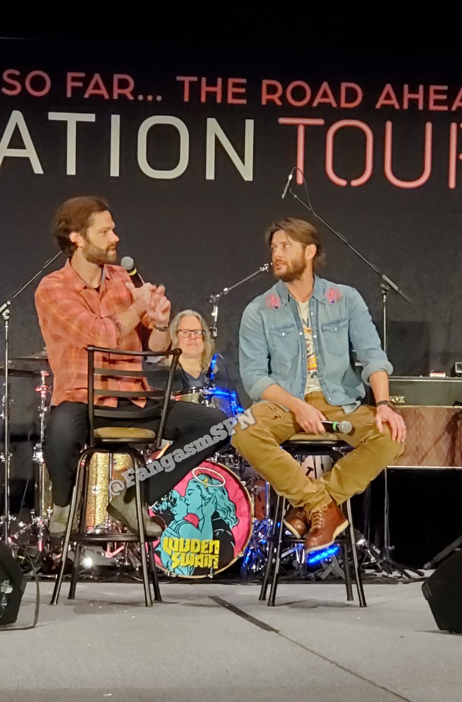 .<a href="/jarpad/">Jared Padalecki</a> : when we walked away from #Supernatural it wasn't goodbye it was see you later. Ask us again in 2025 #SPNNOLA <a href="/JensenAckles/">Jensen Ackles</a>
