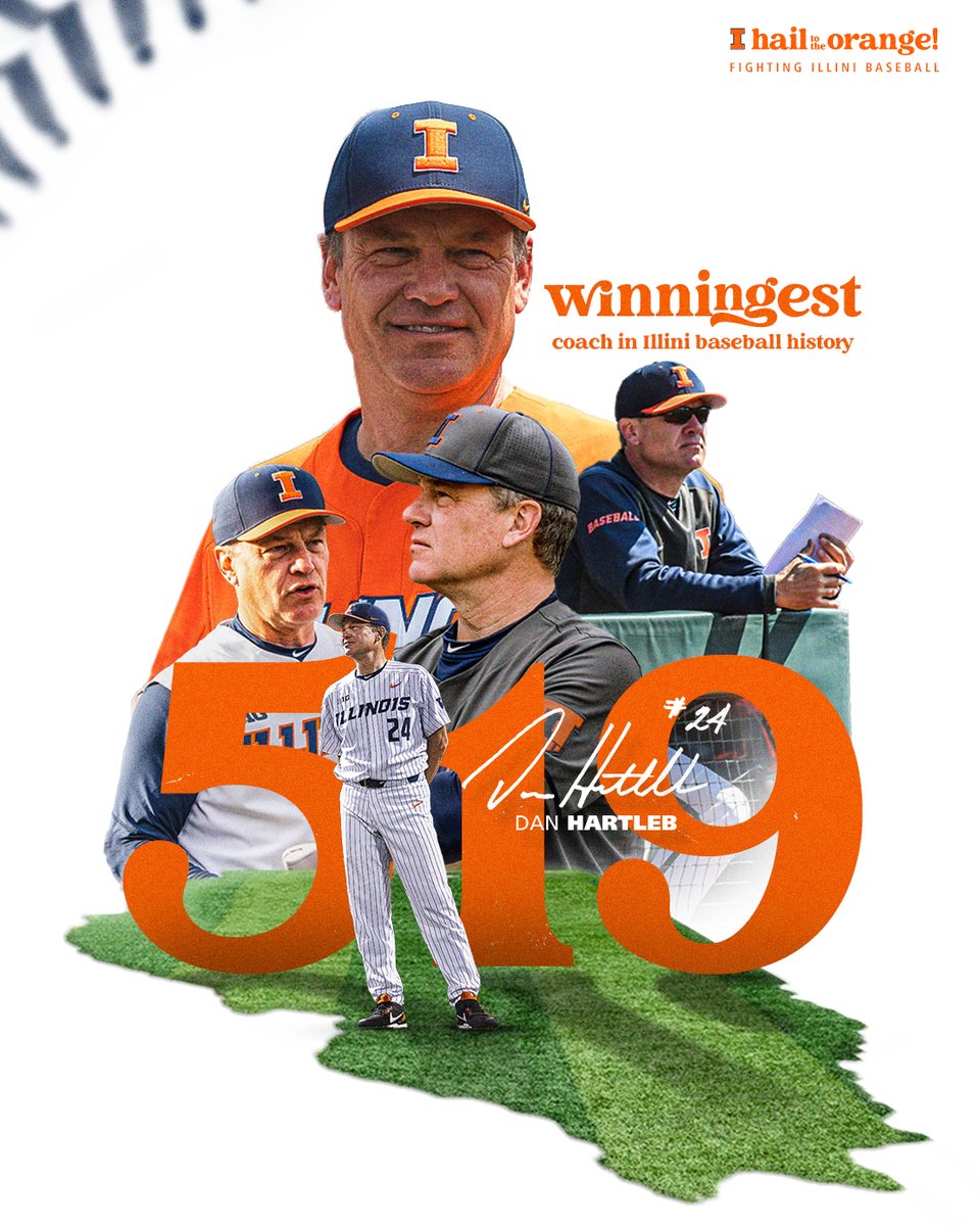 The winningest coach in <a href="/IlliniBaseball/">Illinois Baseball</a> history!!!

Congrats <a href="/DanHartleb/">Dan Hartleb</a>!

#Illini | #HTTO