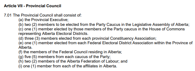 Your regular reminder that unions like CUPE have permanent, reserved seats on the NDP's governing executive.

And, yet, they are somehow allowed to spend millions of dollars campaigning for the NDP, despite election laws against colluding to exceed spending caps.

#ableg #abpoli