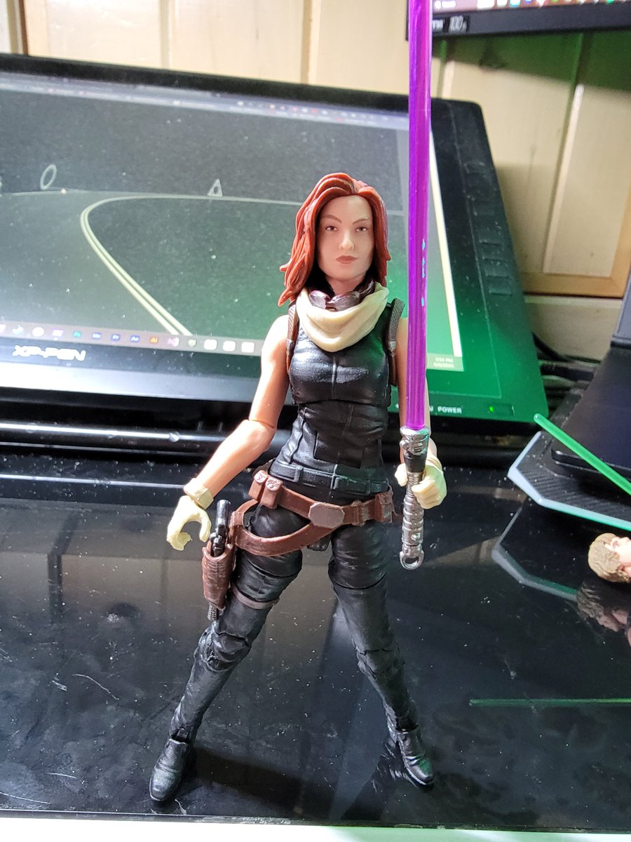 She's Here! A Welcome Addition to the family <3
Still waiting for #StarWarsTheBlackSeries to make a #BenSkywalker and #JacenSolo
#StarWars #MaraJade #Skywalker #MaraJadeSkywalker #hasbro #hasbropulse #ACTIONFIGURES #ActionFigure