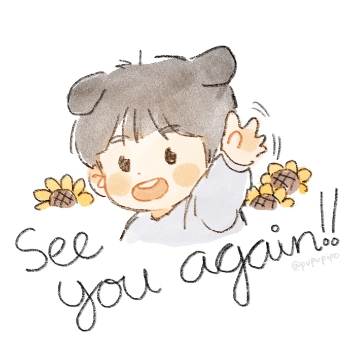 good luck!! return happy and safely!! see you again! #민혁