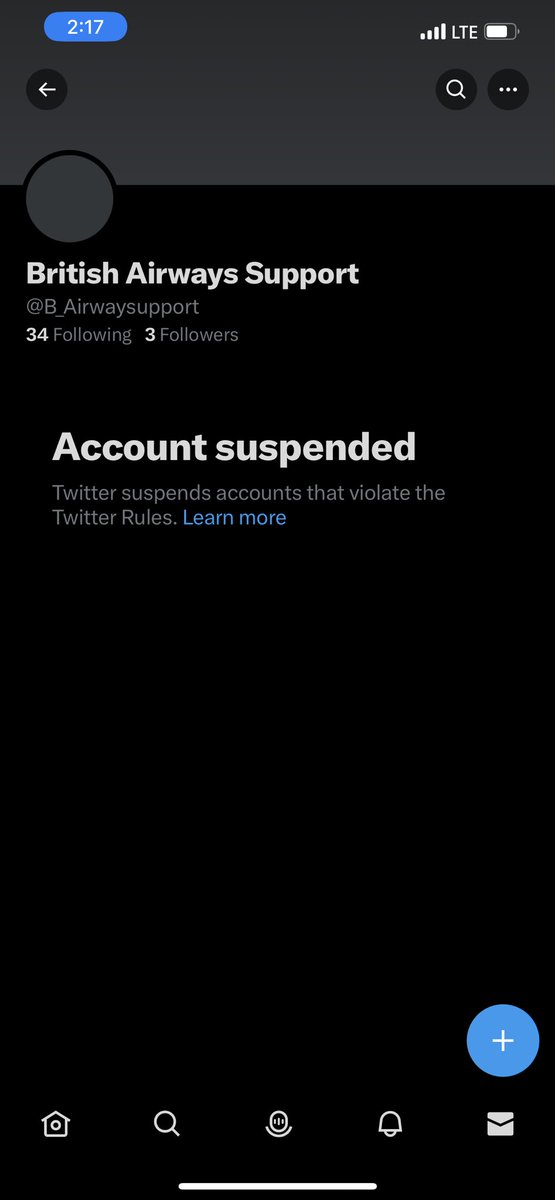 shashankarora21's tweet photo. It shows account suspended @British_Airways https://t.co/LCQWM5TuQP