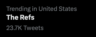 BN_Bears's tweet photo. It's never good when "The Refs" are trending #onhere https://t.co/aSbt4VHJj0