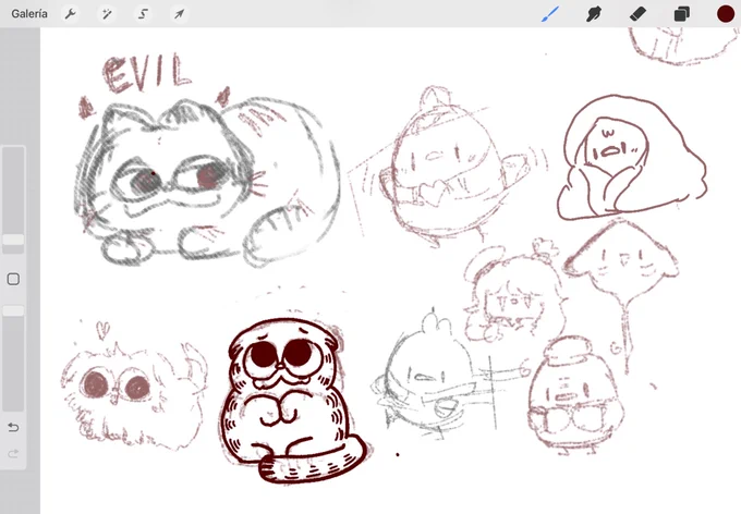 🧸garf doodles 