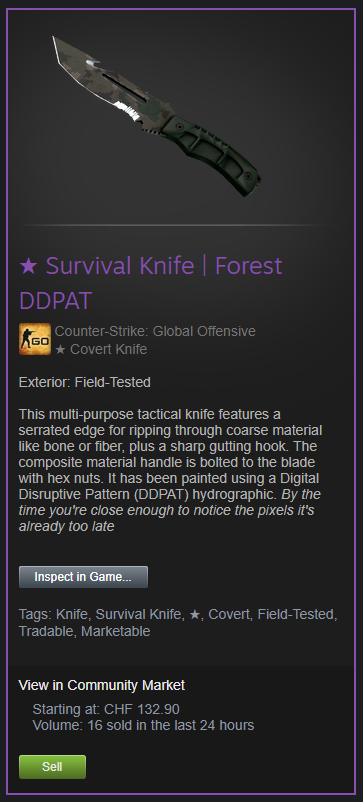 🔵 100€ CSGO Knife Giveaway 🔵

Giving away this sexy Survival Knife Forest DDPAT in FT 🔥

Looks amazing ingame!

Rolling it Sunday, April 9th. GL HF!

Enter here: gleam.io/iFPCf/-surviva…