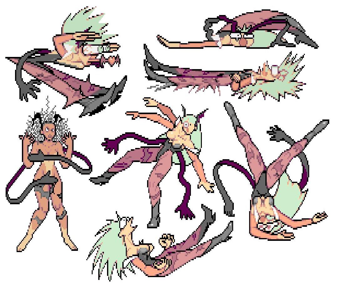Morrigan Darkstalkers Sprites