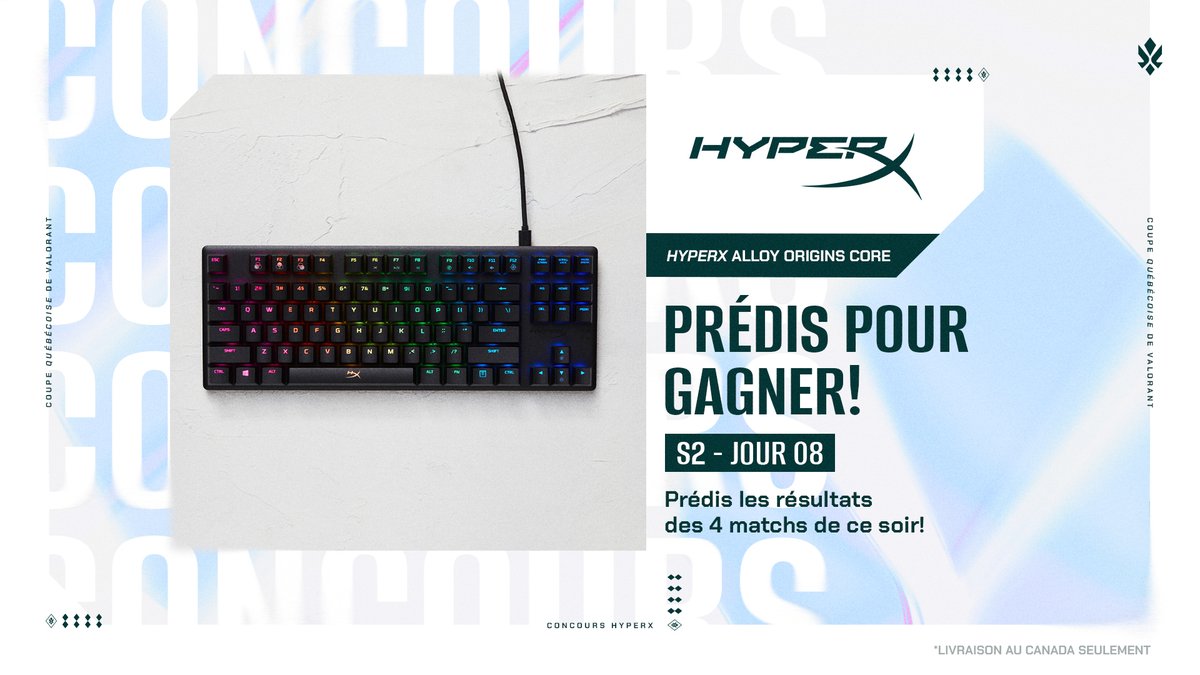 Coupe Québécoise de Valorant tweet media