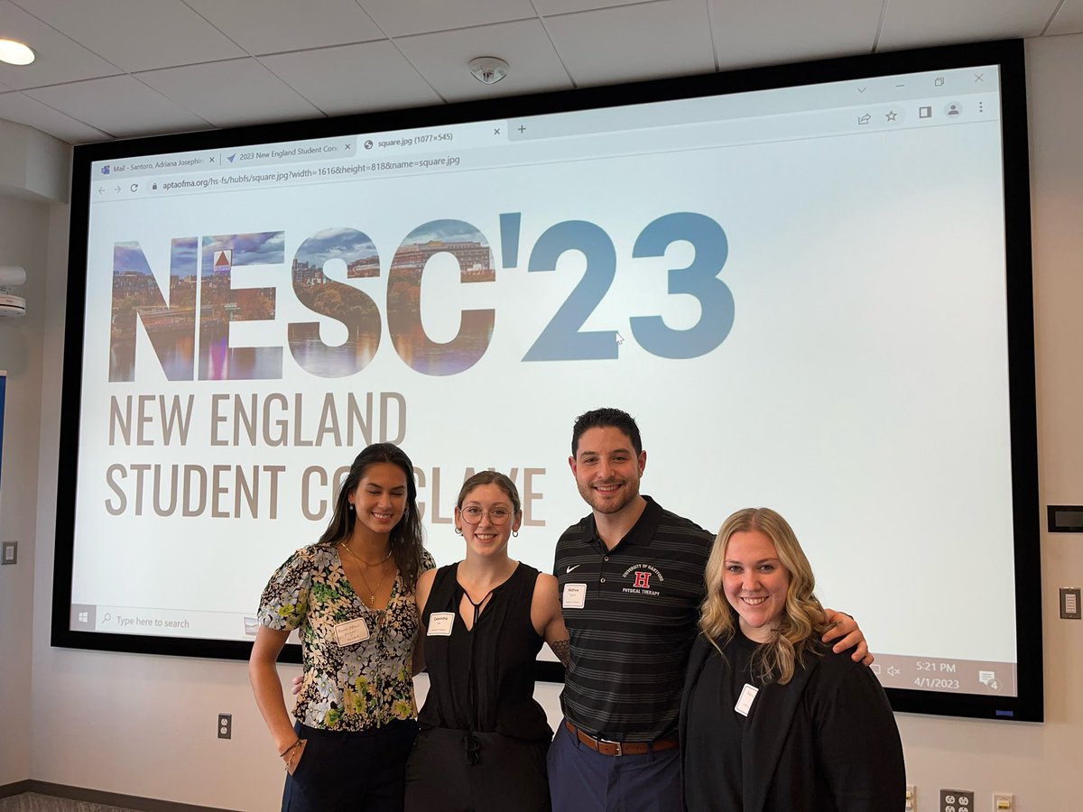 Shout out to <a href="/MirandaDuffany/">Miranda Duffany, PT/s</a> and everyone who put together #NESC23 Students within this profession know how to throw a conference! Left feeling inspired to serve rural areas and practice top of scope one day thanks to <a href="/RGriffithDPT/">Rebekah Griffith PT, DPT</a> and @LisaVanHoosePT