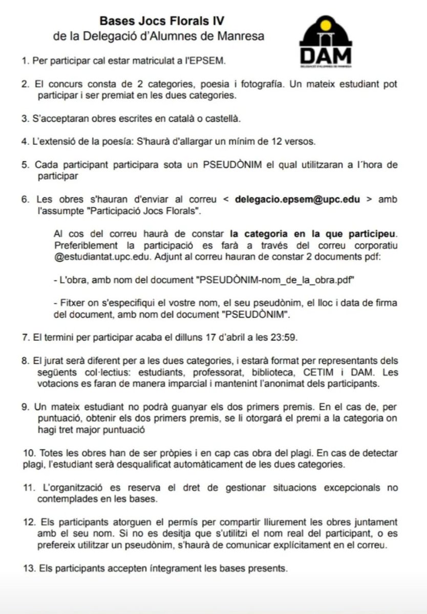 damEPSEM's tweet photo. Us llegiu les següents bases https://t.co/1AYyCFkMwi