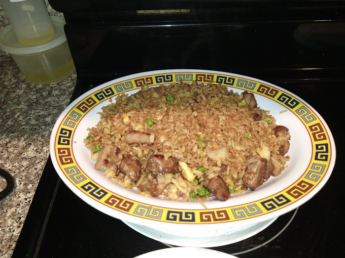 Decided on pork fried rice today. https://t.co/UXEHFjlMIE<a href="/tag/crunchyroll"class="tags"><span>#crunchyroll</span></a><a href="/tag/evo2023"class="tags"><span>#evo2023</span></a>