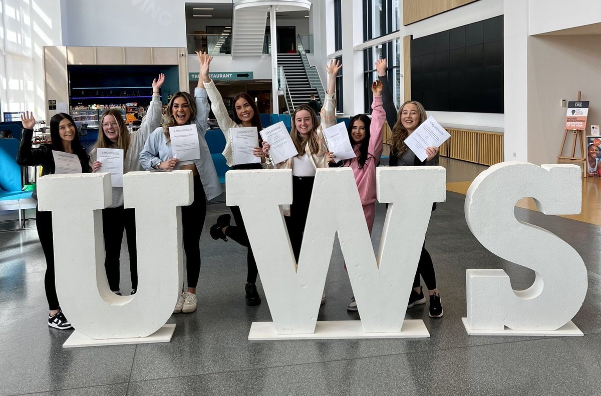 Congratulations to our fabulous Sport Development ⚽️🏸🏀🏋️‍♀️🥇students completing their dissertations at UWS Lanarkshire campus last week! 🎓Thanks to <a href="/_annamelville/">Anna Melville</a> for the pic - if you're celebrating reaching the end of your course at UWS, share a pic with us too! @UWS_Sport