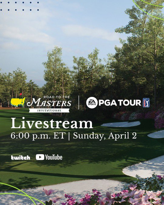 The #RoadToTheMasters invitational is starting #EAPGATOUR ⛳️ Watch now 🔴 youtube.com/live/iSJAuVt_y…