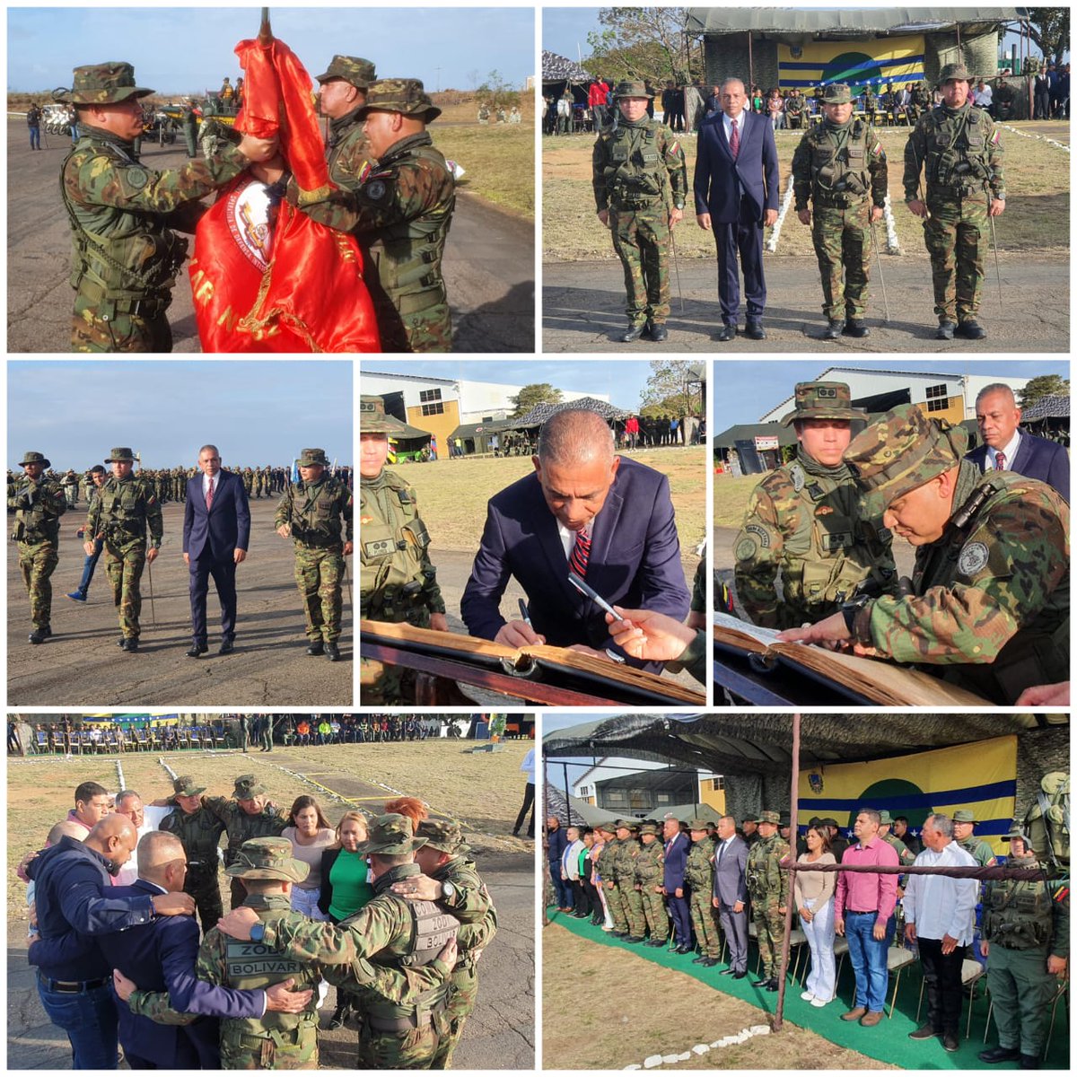 #02Abr acompañamos al Gobernador <a href="/amarcanopsuv/">Ángel Marcano</a> en la trasmisión de mando del <a href="/ZODIBOLIVAR62/">@ZODIBOLIVAR62</a> junto a los demás Poderes del Estado! En perfecta unión civico militar! Nosotros seguimos venciendo! <a href="/NicolasMaduro/">Nicolás Maduro</a> <a href="/arparrayarza/">MG. Alfredo R. Parra Yarza</a> <a href="/OviedoPSUV/">Tito Oviedo</a> <a href="/alexroca1/">Alexis Rodriguez C.</a> <a href="/dcabellor/">Diosdado Cabello R</a> <a href="/vladimirpadrino/">Vladimir Padrino L.</a>