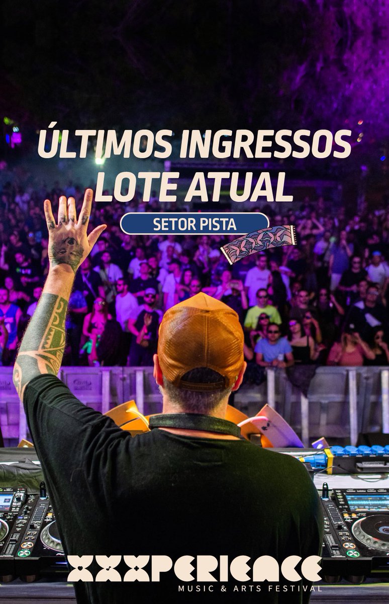 Últimos ingressos setor Pista L2.