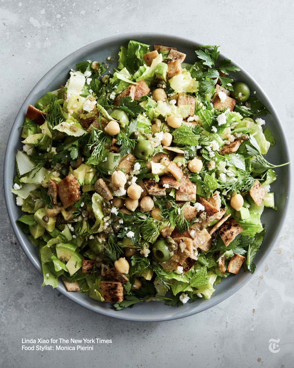 "This is one of the best salads I've ever had and definitely the best I've ever homemade. The dressing is the most delightful."

This chopped salad recipe is a great choice for those who are less than enthusiastic about leafy greens. nyti.ms/3JZjReI