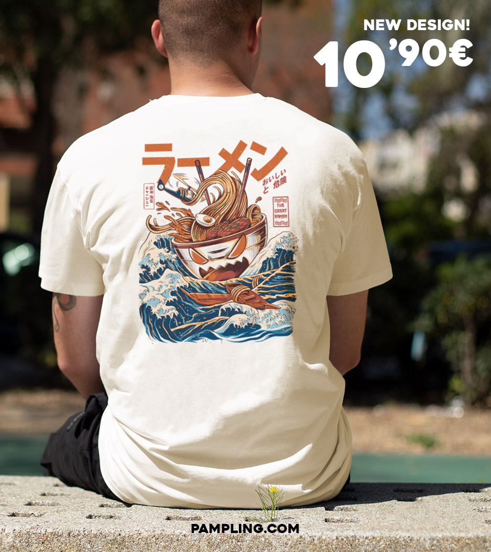 🔥 Ahora TODAS LAS CAMISETAS A 10,90€

🆕 Consigue ya la camiseta Attack of Ramen by illustrata por solo 10,90€ en 👉 pampling.com