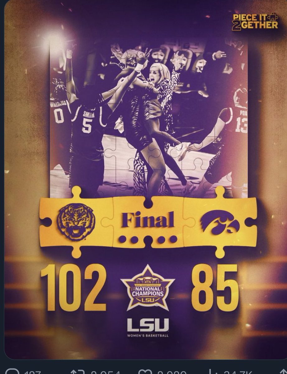 housingdirector's tweet photo. Simply incredible - Geaux Tigers!  National Champions!!!!!! https://t.co/Qqx5FgLJH3