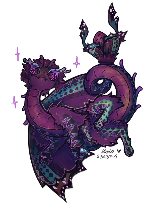 my mothling baby :D !! #FRFanArt #FlightRising 