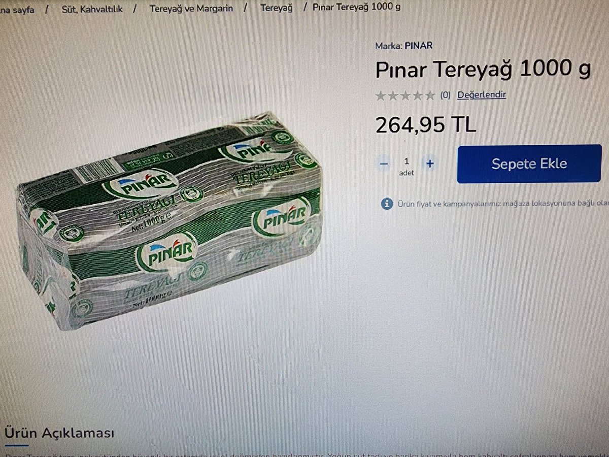 BLENTUZUNKAYA2's tweet photo. Şşşşş birşey diycem 1 kg tereyağ 264.95 TL haberin var mı? Seccade diyenlere sor bakalım ne diyor?En büyük para 200 TL
#geceye #GeceyeBirNot #DepremiUnutmaUnutturma #BilmemMi #deprem den kurtulan insanlar 2 aydır zor şartlarda çadırda yaşam mücadelesi veriyor. #DertBu #iyigeceler https://t.co/pKfXdKfzMG