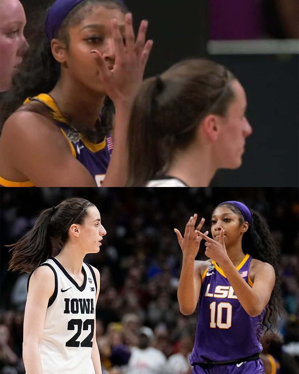 Angel Reese to Caitlin Clark 😳

COLD.