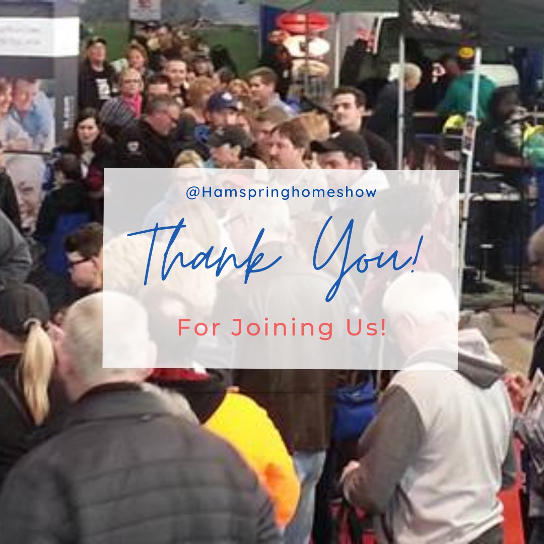 HamspringHS's tweet photo. THANK YOU!!

We want to thank all of our sponsors, vendors, exhibitors, staff and guests for an amazing 3 days!!!

The 2023 Hamilton Spring Home &amp; Garden Show Presented By @remaxniagara &amp; @remaxescarpment is in the books!!!

#HamSpringHomeShow #Remax https://t.co/qQAAllnqF2