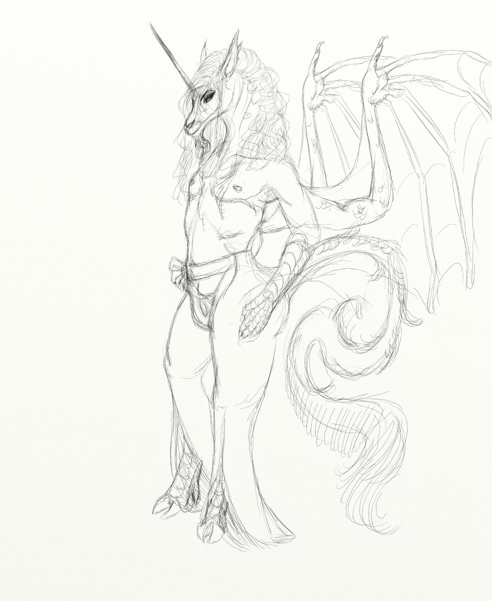 EhndisAD's tweet photo. De'sir as a unicorn >:3 https://t.co/cSziUbe1hm