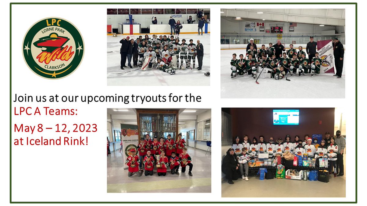LPC Hockey 2023/24 A TRYOUTS are May 8 - 12, 2023! 
See schedule lpcha.ca/content/lpc-ho…
