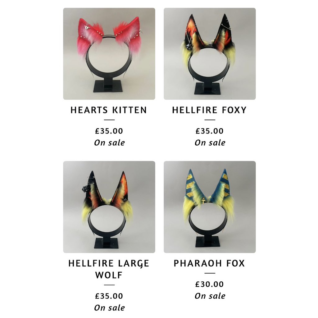 Available Ears! Part 2 - All ready to ship 🖤 link in bio go shop #kemonomimi #cosplay #egirl #gamer #twitch #OF
