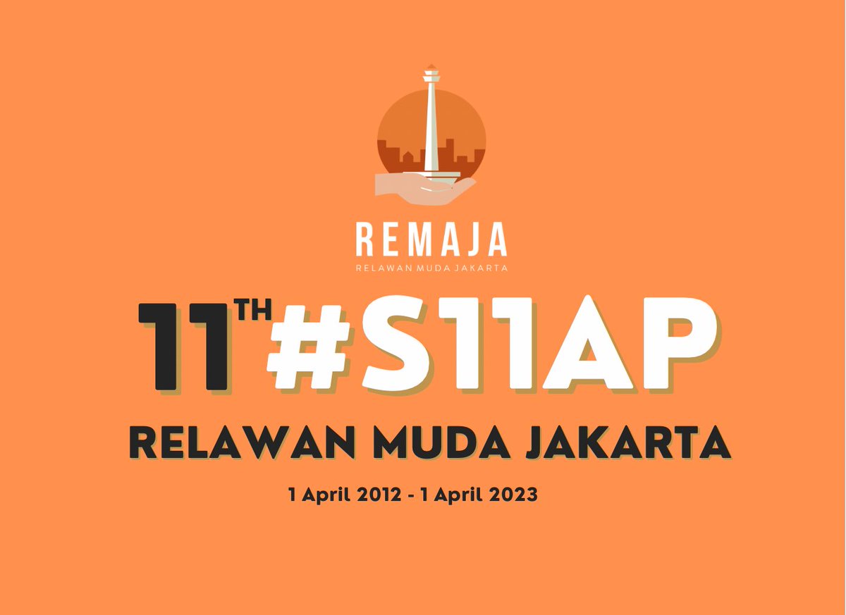 Junjung tinggi kebersamaan dan persaudaraan, penuh toleransi dan saling peduli, menjadikan Relawan Muda Jakarta berdiri sampai hari ini.

Dirgahayu Relawan Muda Jakarta Ke-11. 

#Relawanmudajakarta #S11AP #SOL11D