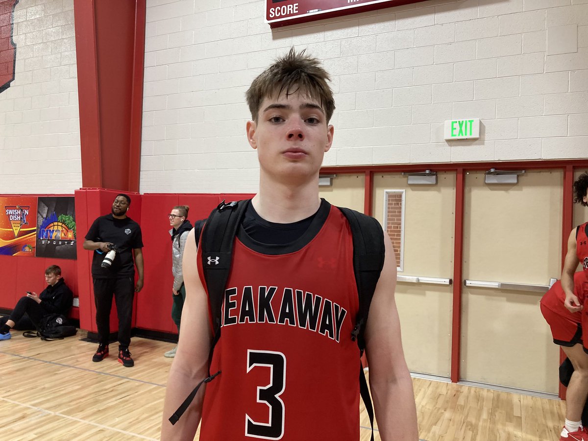 All tournament 2024 6’3 Luke Kinkade showed he is one of the top shooters in the area. Has great form on his shot and really works to get his looks. Hit 6 threes in the title game. <a href="/BreakawayBball/">Breakaway Basketball</a> <a href="/ny2lasports/">NY2LA SPORTS</a> #NY2LASND2K23