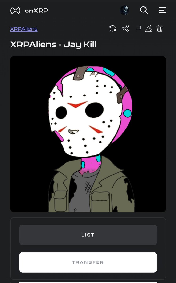 JayKillXRP's tweet photo. I am deeply greatfull to have this awesome #JayKill #XRP #NFT made by @jpg_prince and #XRPAliens Check the collection out on #OnXRP  https://t.co/5yQDxvuMH1 https://t.co/XupD7sziMw