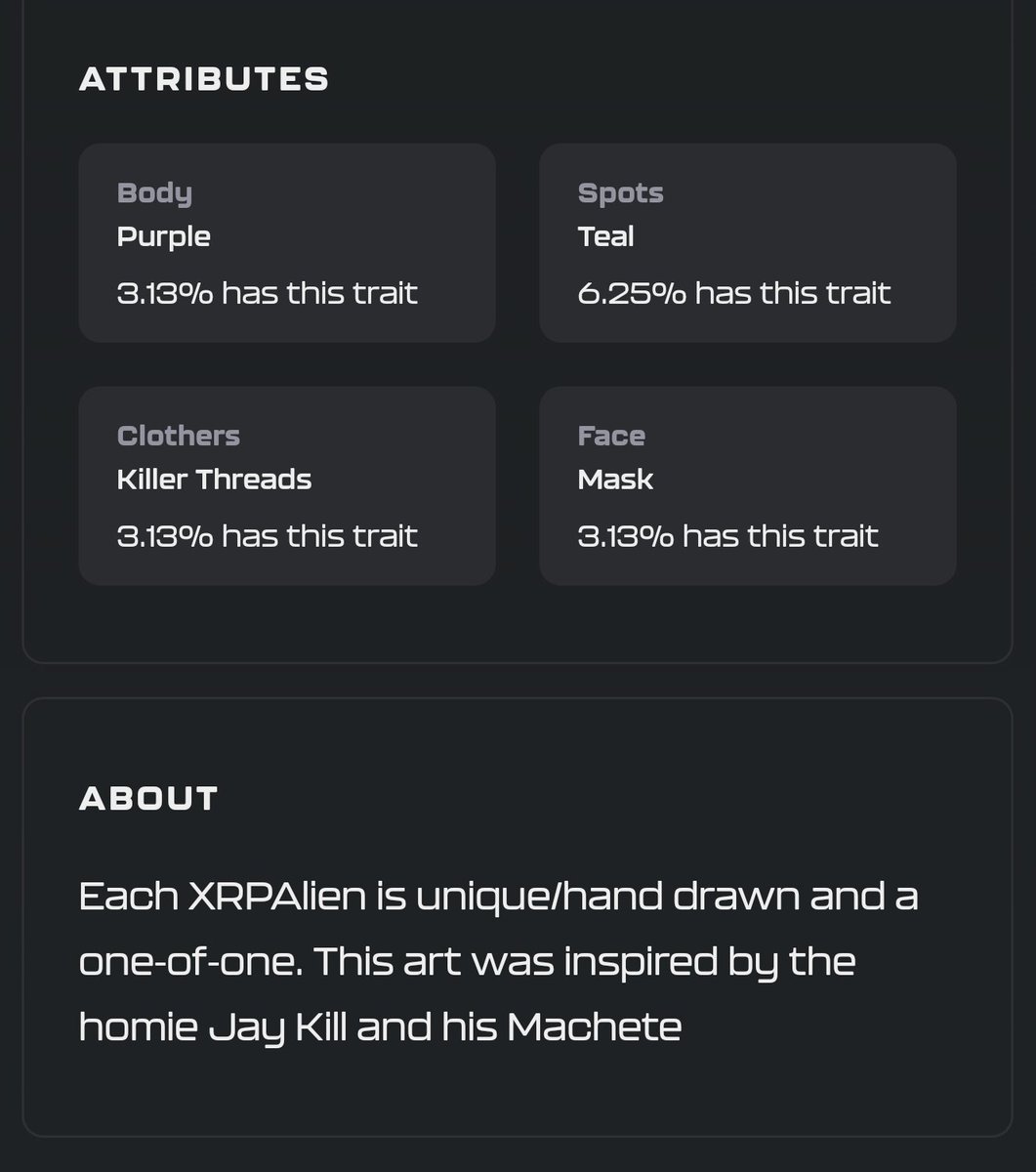 JayKillXRP's tweet photo. I am deeply greatfull to have this awesome #JayKill #XRP #NFT made by @jpg_prince and #XRPAliens Check the collection out on #OnXRP  https://t.co/5yQDxvuMH1 https://t.co/XupD7sziMw