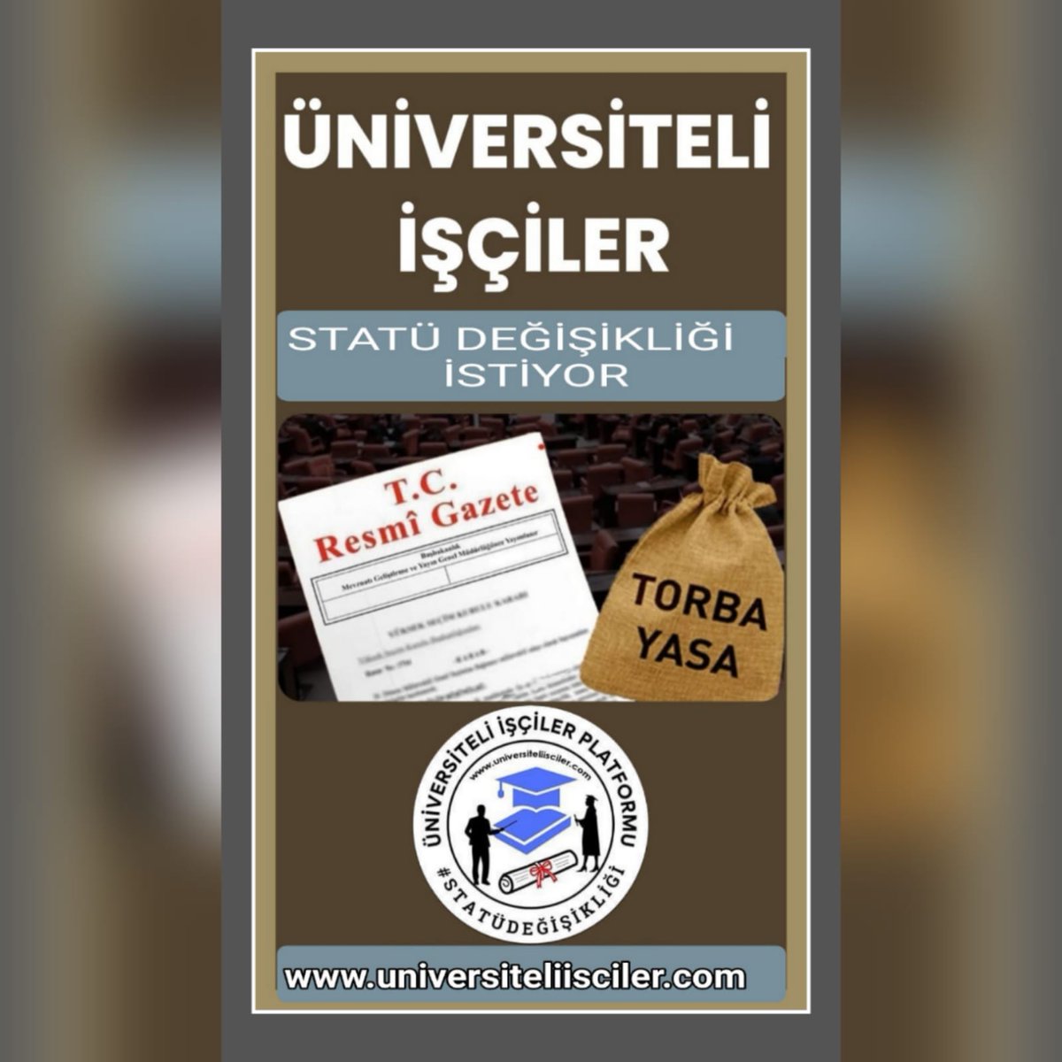 Mert_Alp23_'s tweet photo. SeçimÖncesi StatüDeğişikliği
Kamuda,Belediyelerde işçi statüsünde ki #Üniversiteliİşçiler yasal düzenleme ile memur kadrolarına geçirilmeyi istiyoruz
@RTErdogan @vedatbilgn
@turanbulent @mustafaelitas @AvOzlemZengin @akbasogluemin @yilmaztunc @yilmaz_ismet58 @Mustafa_Destici https://t.co/1DzQEGsVkJ