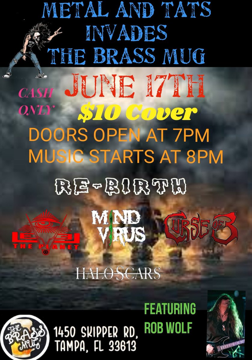 HorneKrista's tweet photo. FLORIDA!!! It's not long now. We are bringing this awesome tour to you guys. Come out  and support local Florida Metal. These line ups are sick. You are not gonna want to miss this. https://t.co/lO1b2j7BOh