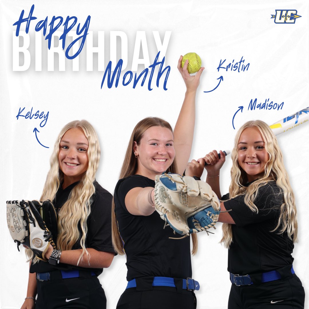 Happy birthday month to three of our seniors: Kristin, Madison and Kelsey!! Make sure to wish all three a very happy birthday!  #GoArrows 🏹