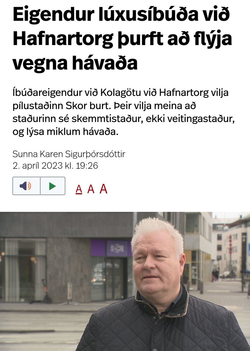 Hversu heimskur og sjálfhverfur er hægt að vera að kaupa sér íbúð í miðjum miðbæ Reykjavíkur og búast við því að þar sé bara dauðaþögn? Ef fólk vill búa án nokkurrar truflunar þá er nóg af lúxusíbúðum í Garðabæ og öðrum úthverfum.