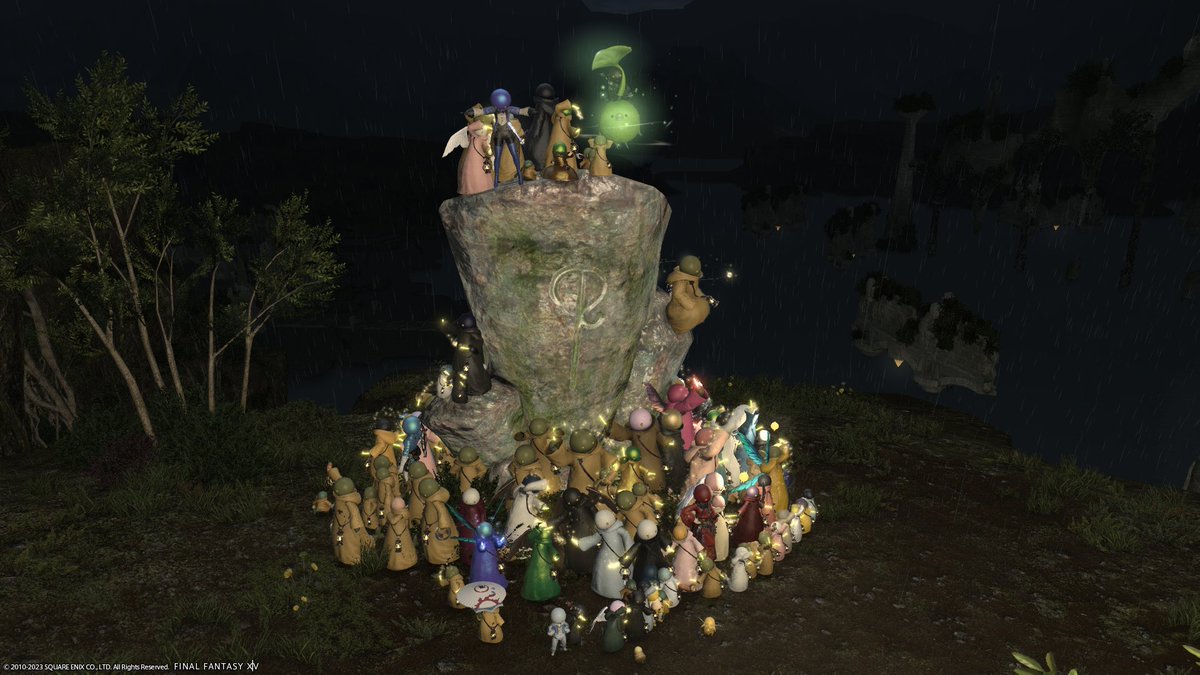 bilo_ffxiv's tweet photo. It's been a while since I've participated in a FFXIV event. It's really fun doing it with friends! STABBY STABBY 😈 https://t.co/vjYEpUt25i