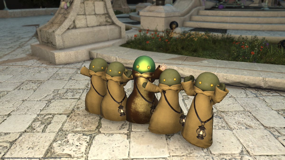 bilo_ffxiv's tweet photo. It's been a while since I've participated in a FFXIV event. It's really fun doing it with friends! STABBY STABBY 😈 https://t.co/vjYEpUt25i