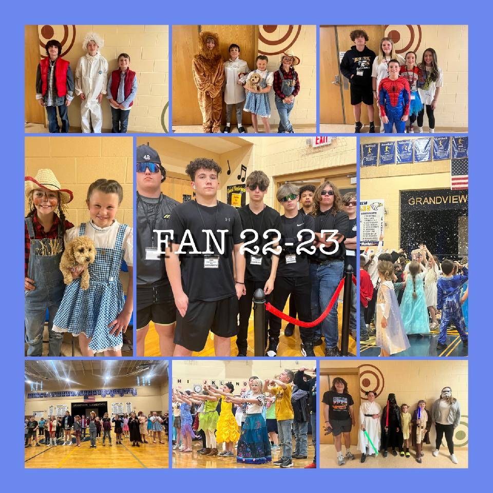 Grandview students and families celebrate Fine Arts Night 'At The Movies'! #growingexceptionalstudents #soarlikeaneagle #educatingeagles