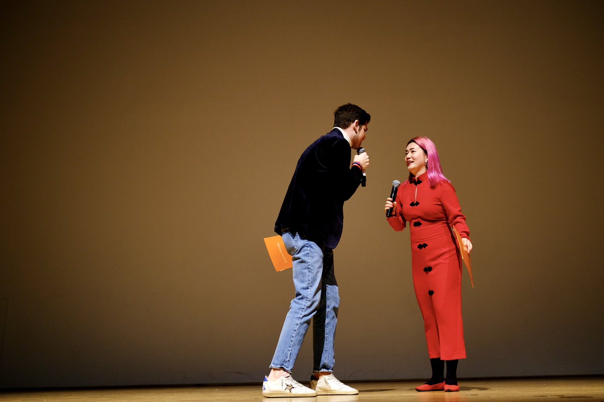 qingyang's tweet photo. It was a great honor to serve as a host for the International Festival 2023 at Syracuse University! I’m so happy to contribute my share to our international student’s community! It was a such fun, wonderful and enjoyable talent show as well as the delicious traditional foods! https://t.co/TWguj21Fwx
