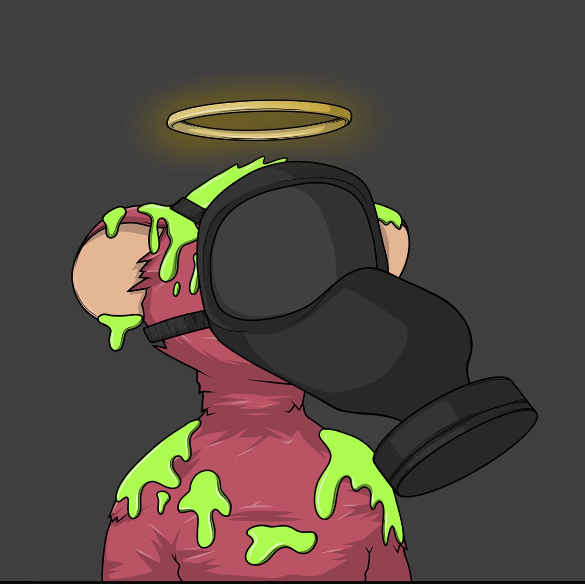 Excited to see the only other Gas Mask slime halo went to <a href="/pixelencija/">Pixelencija 💡</a>  🫶🏼 such a #Grail
#Loyalty #NoSnitch #GM For the #Culture #BROGG #FRM #NFT #FatRatMafia #Familia 🧹🐁🪤