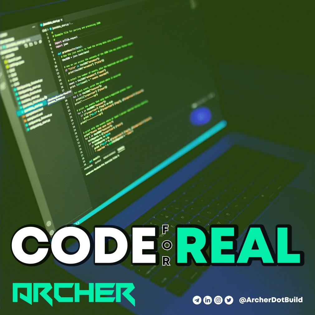 ArcherDotBuild's tweet photo. Code for real
-
Código de verdad https://t.co/wA4fHJaozv