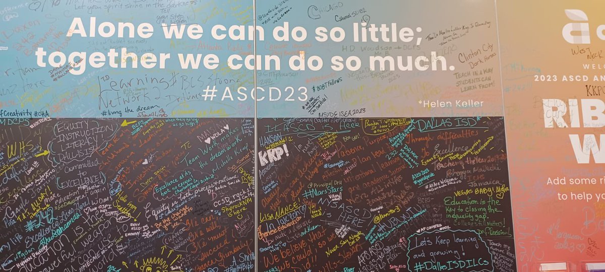 MiamiLEARNS's tweet photo. “Alone we can do so little; together we can do so much.” #BuildingACommunityOfLearners #ProfessionalLearning #GoodVibes #Teamwork #EducatorsAreFly @ASCD #ASCD23 @mdcps_profdev @millygonzalez22 @rwimberly67 https://t.co/V7dgpHsX7e